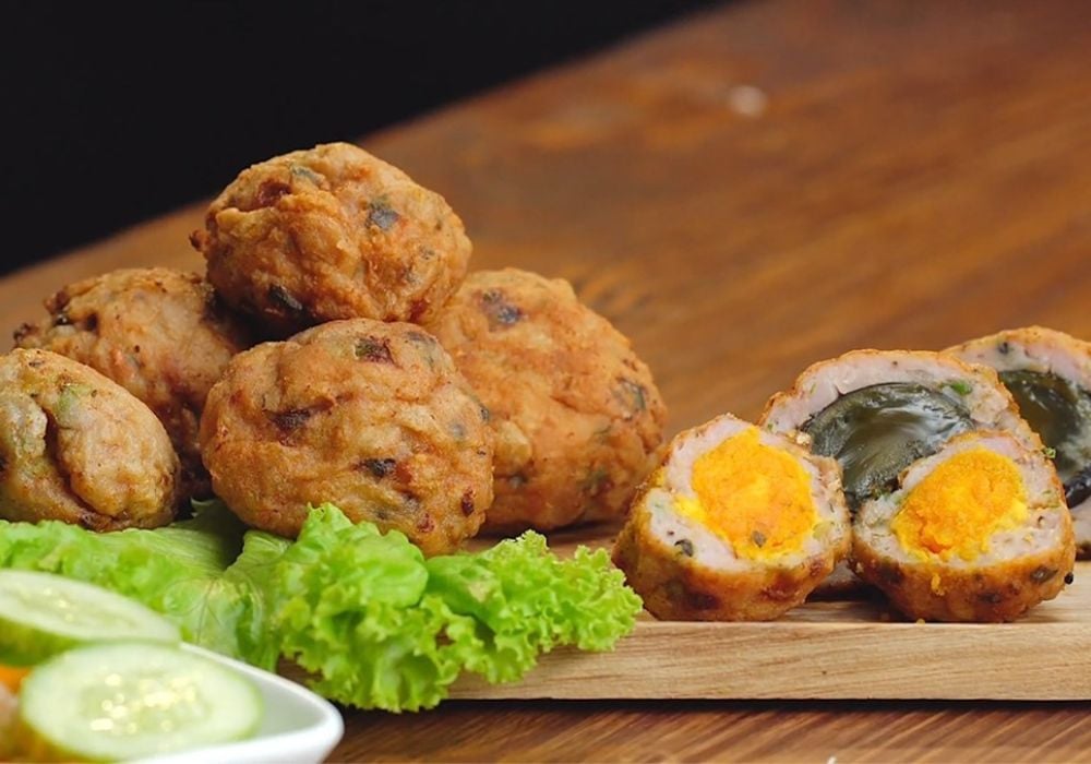 Chả cá bọc trứng