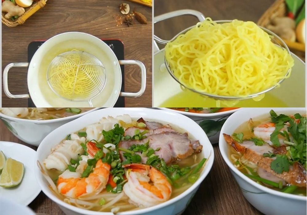 Hoàn thành món ăn