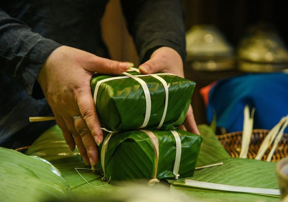 Bánh chưng có thể bảo quản ở nhiệt độ phòng, trong ngăn mát hoặc cấp đông