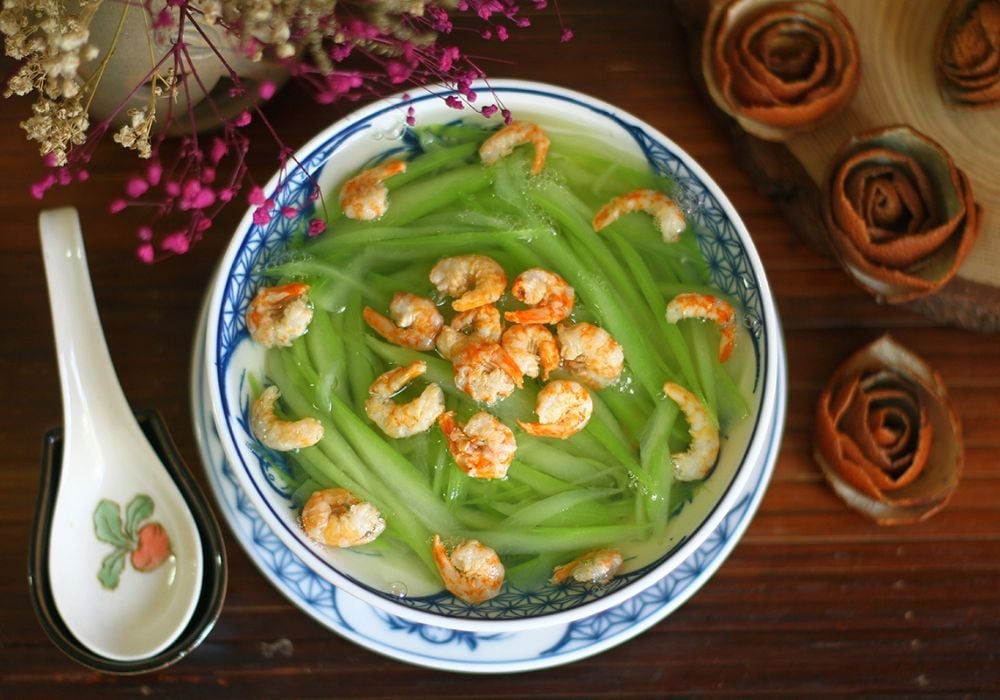 Canh tôm khô