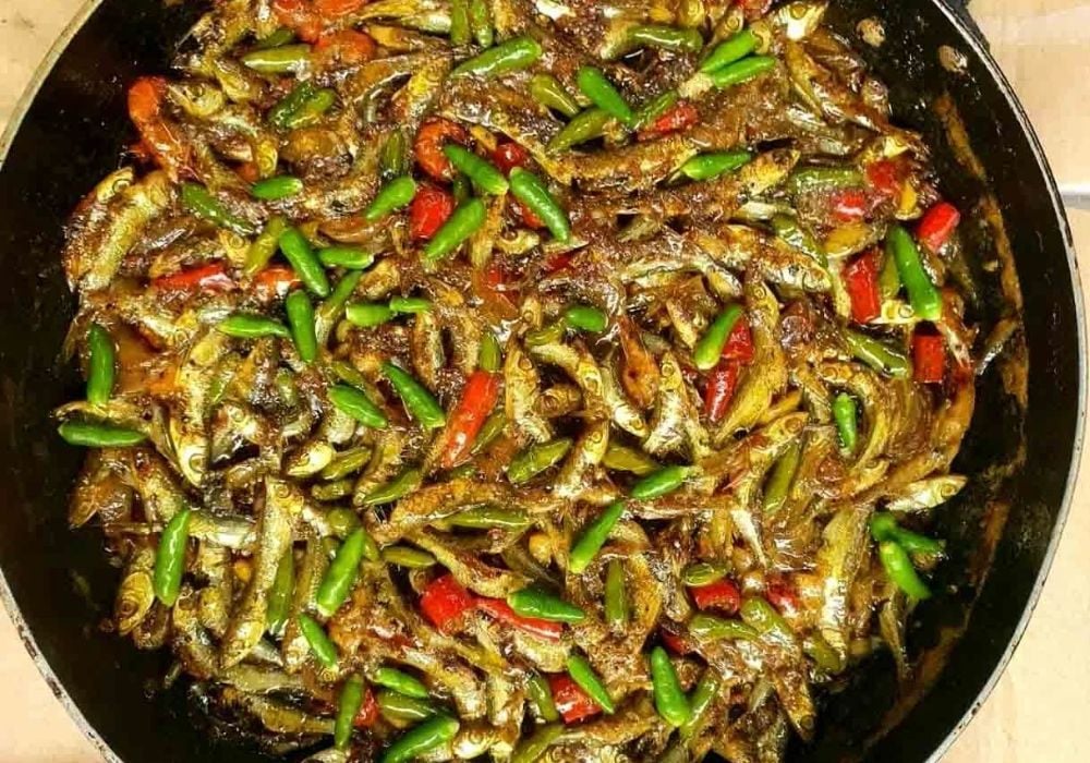 Cá lòng tong kho tiêu