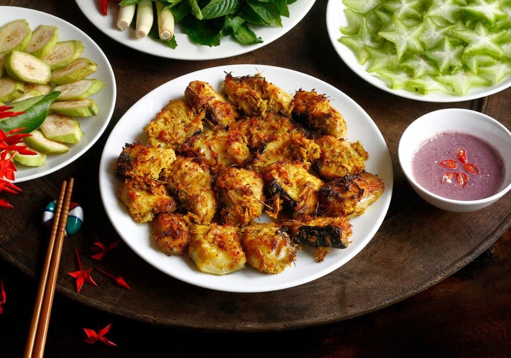 Cá nướng riềng mẻ