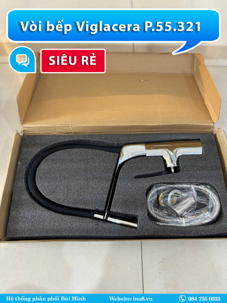 4. Vòi Bếp Viglacera Platinum P.55.321 Nóng Lạnh - Bùi Minh