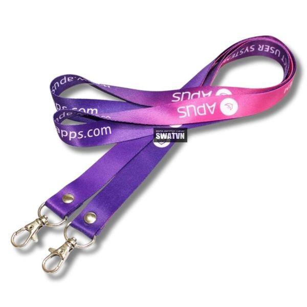 dây đeo thẻ in chuyển nhiệt