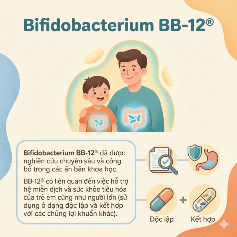 nhathuocvietnhat.vn - Bifidobacterium, BB-12® giúp cân bằng hệ vi sinh đường ruột, hỗ trợ tiêu hoá