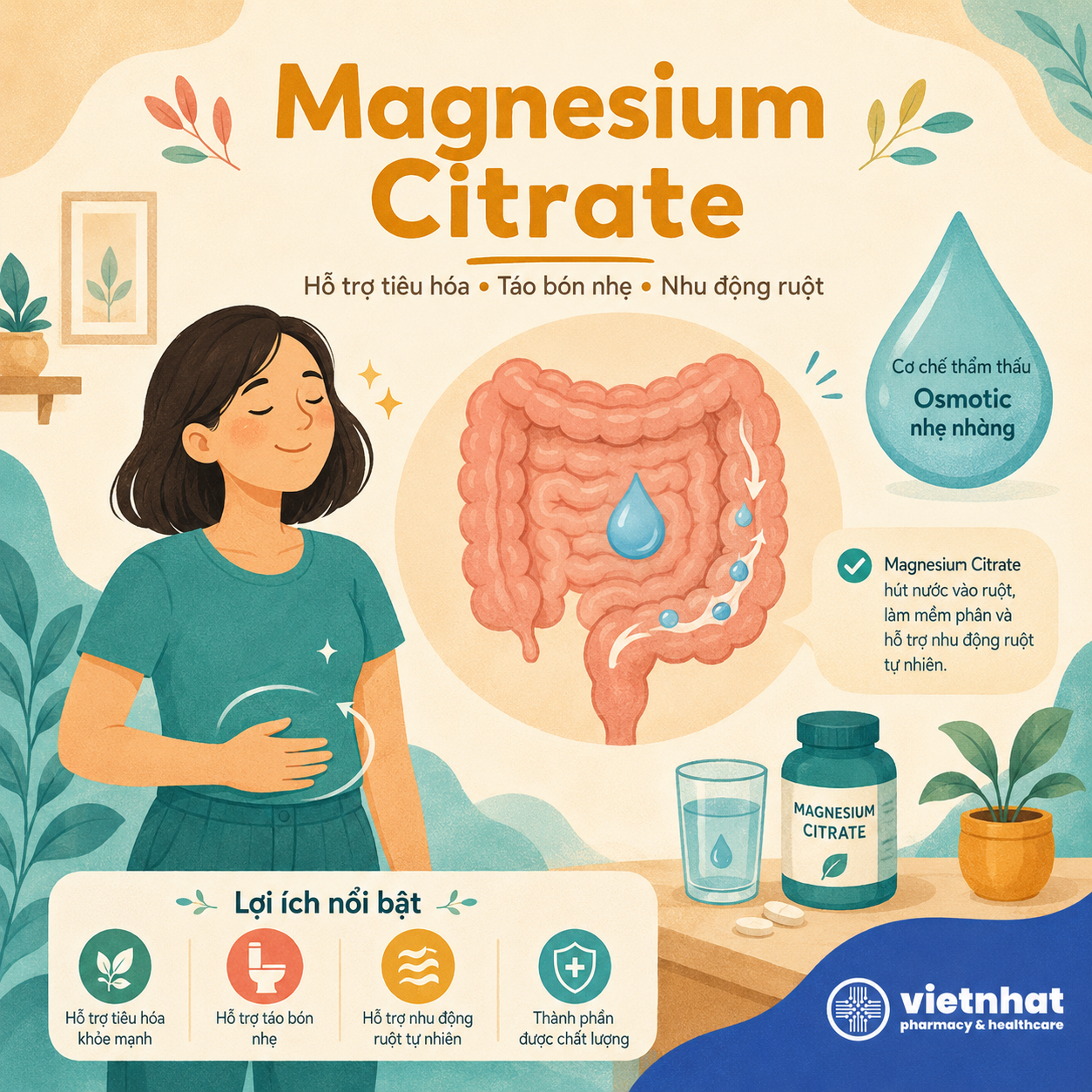 nhathuocvietnhat.vn - Magie citrate là gì và có công dụng gì, phù hợp cho ai?