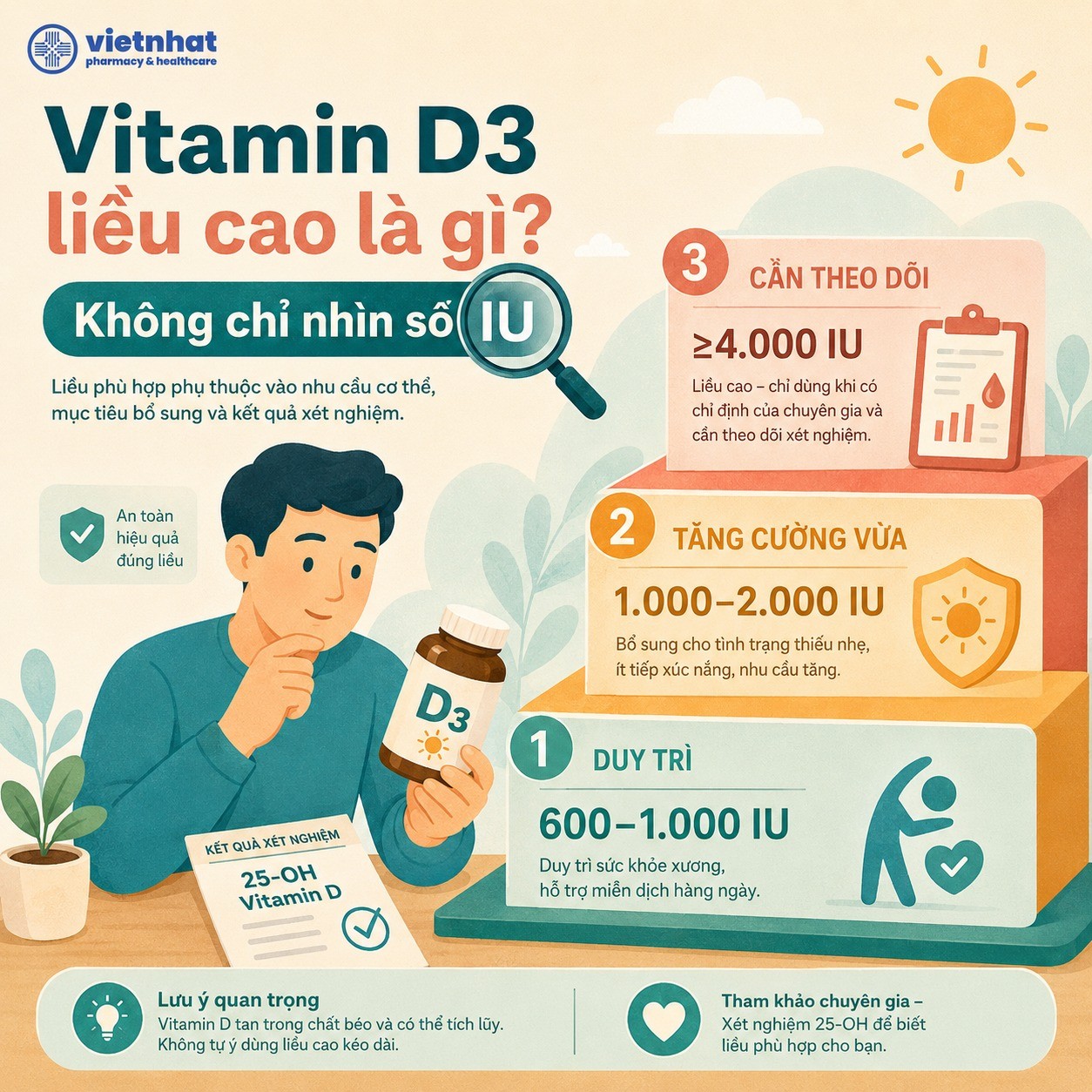 nhathuocvietnhat.vn-vitamin D3 liều cao là gi