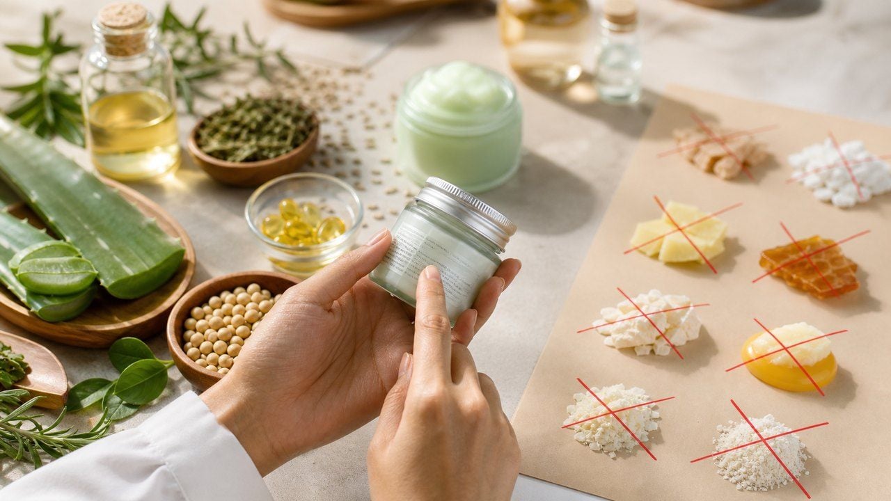 Kiểm tra nguồn gốc thành phần khi chọn mỹ phẩm thuần chay vegan