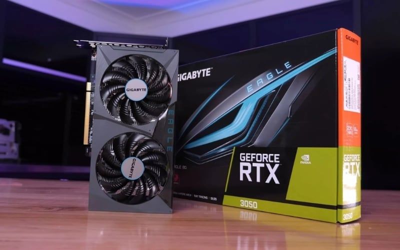 RTX 3050 8GB là card quốc dân, cho FPS cao khi chơi LMHT và hỗ trợ Ray Tracing cùng DLSS ở game nặng