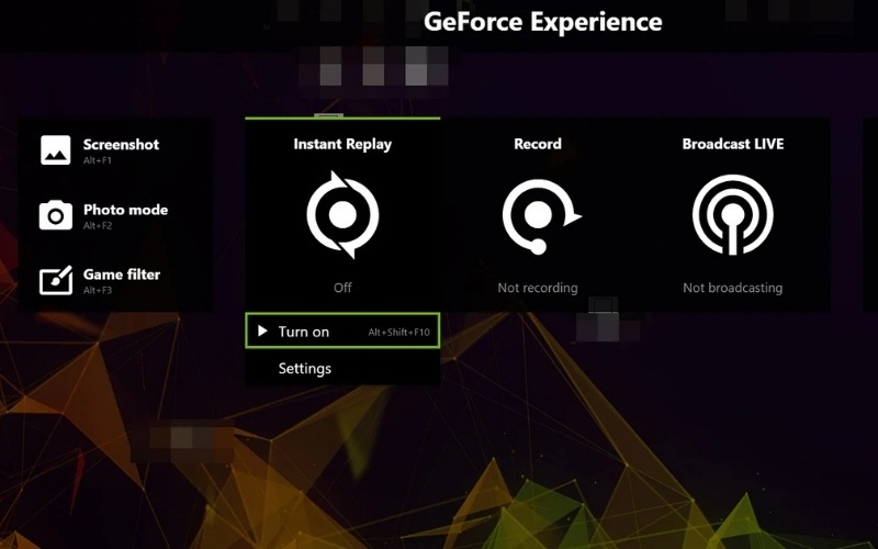 Instant Replay cho phép bạn lưu lại những khoảnh khắc gameplay vừa mới diễn ra mà không cần phải nhấn quay từ trước