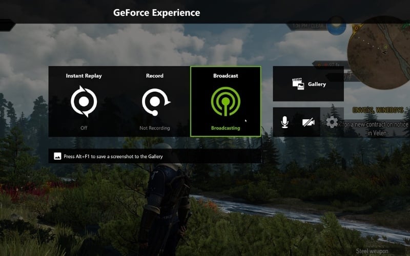 GeForce Experience cho phép livestream trực tiếp lên YouTube, Twitch hay Facebook