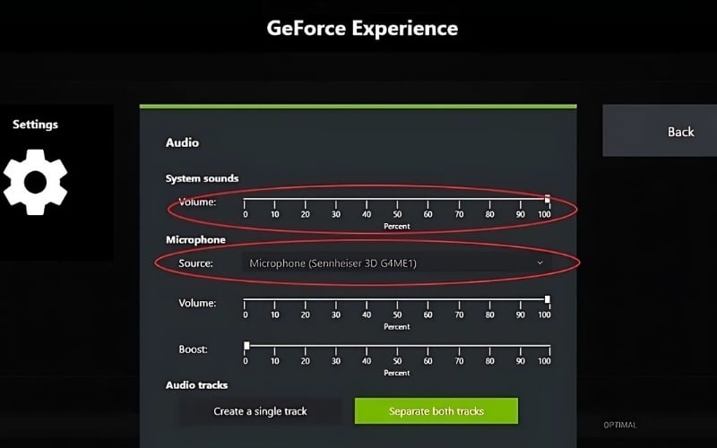 Bạn vào Cài đặt > Âm thanh để điều chỉnh nguồn âm thanh sẽ được ghi lại cùng với video