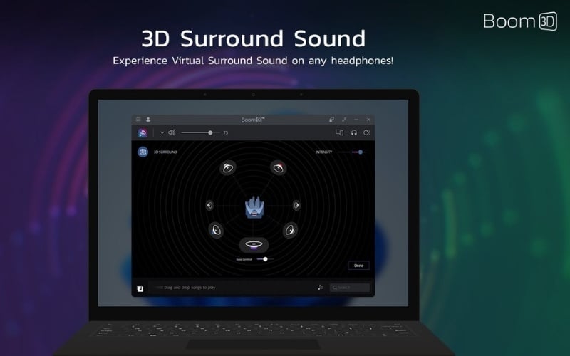 Boom 3D nổi tiếng với khả năng giả lập âm thanh vòm 3D sống động