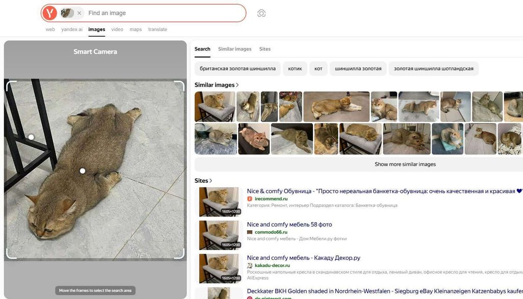 Tìm kiếm hình ảnh trên Yandex - GEARVN