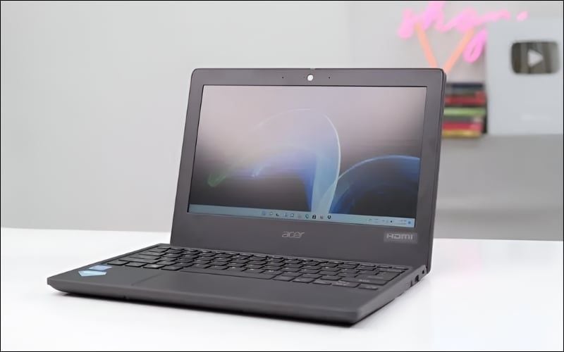 Acer TravelMate tích hợp bảo mật vân tay và TPM, phù hợp cho doanh nghiệp