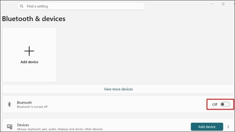 Truy cập qua Windows Settings