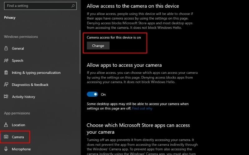 Cấp quyền truy cập cho ứng dụng