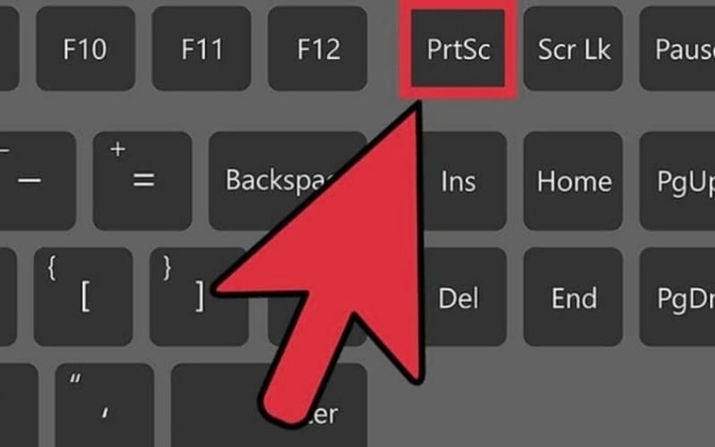 Các phím như PrtSc, Windows + PrtSc là mặc định của Windows và rất khó thay đổi