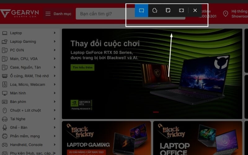 Snip & Sketch là công cụ chụp màn hình được tích hợp sẵn trên Windows