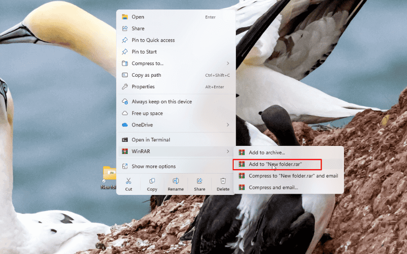Để liên kết không bị hỏng, bạn cần nén cả 2 file vào cùng một thư mục trước khi gửi