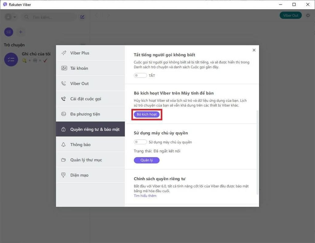 Cách đăng xuất Viber trên máy tính chi tiết và mới nhất - GEARVN