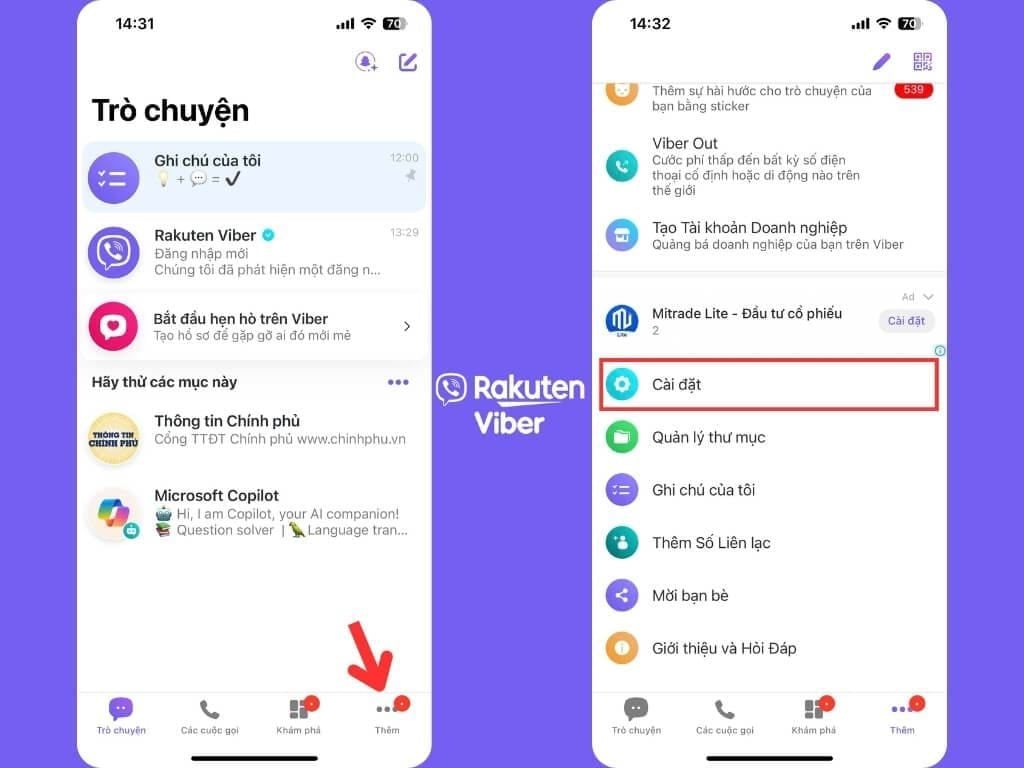 Cách đăng xuất Viber trên máy tính bằng điện thoại từ xa - GEARVN