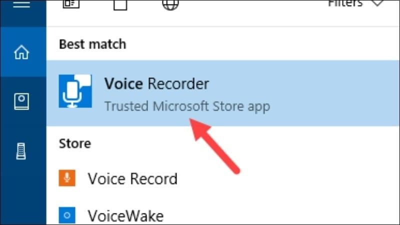 ử dụng Voice Recorder trên Windows 10