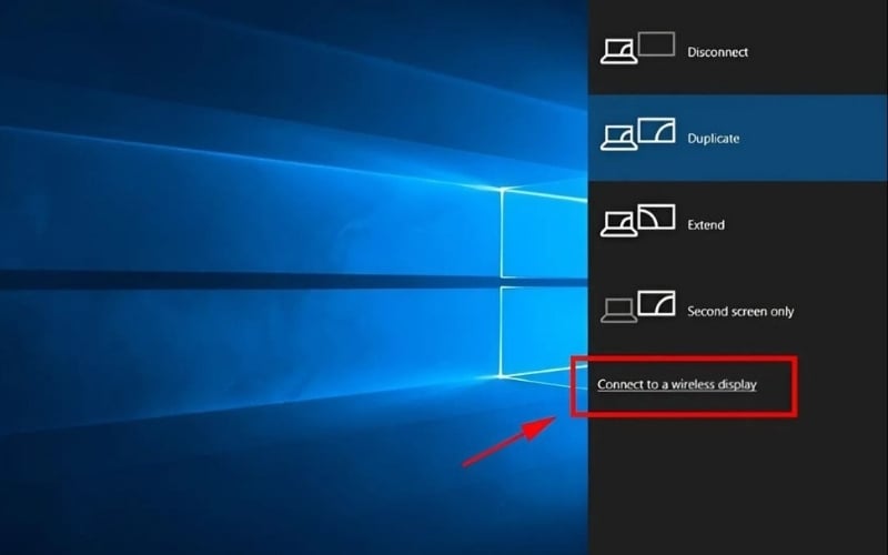 Cả laptop và máy chiếu nên được kết nối vào cùng một mạng WiFi
