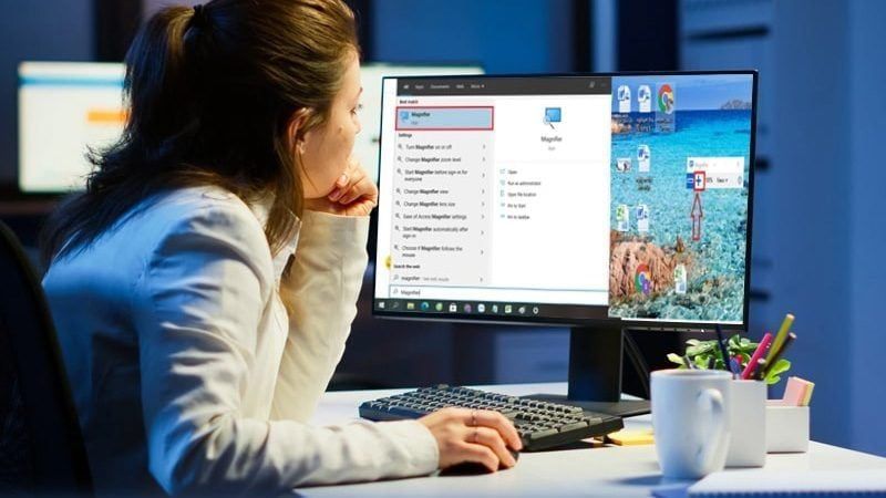 Lý do cần phóng to màn hình máy tính