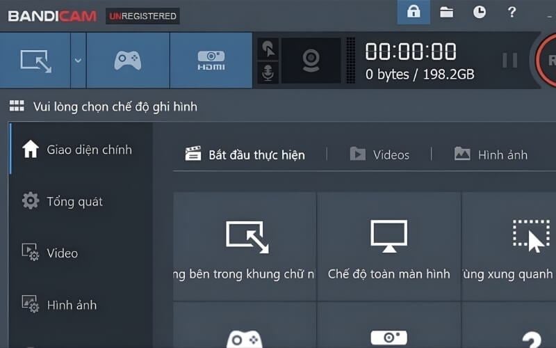 Phần mềm quay màn hình Bandicam