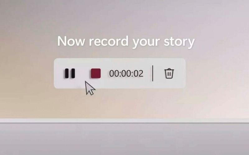 Khi muốn kết thúc, nhấn nút Stop