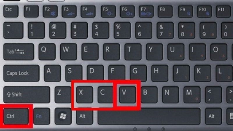 Cách sao chép trên máy tính Windows bằng bàn phím