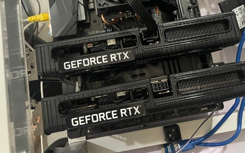 Hai card chạy song song, đặt sát nhau sẽ tạo ra một điểm nóng cực lớn