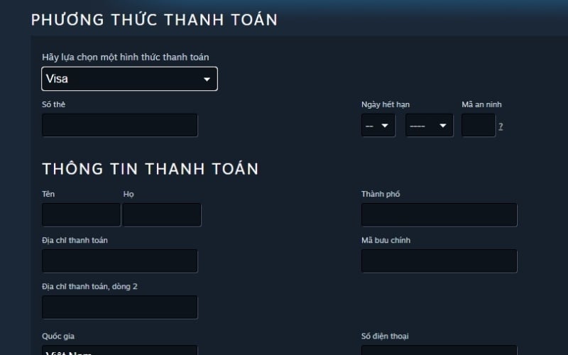 Tiến hành thanh toán và tải game về