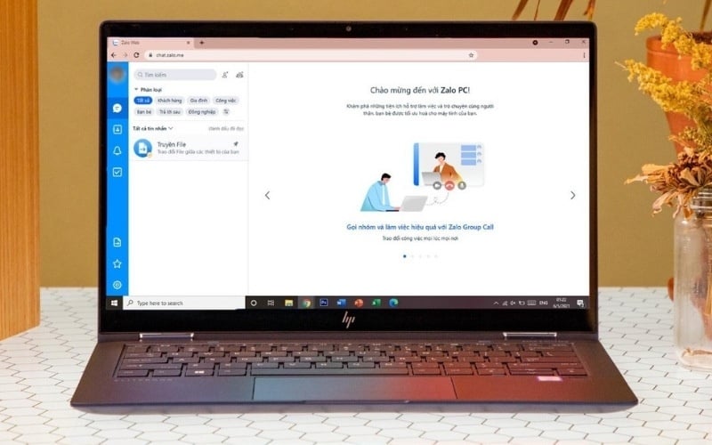 Sử dụng Zalo trên laptop giúp tối ưu hiệu suất công việc và học tập