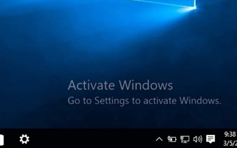 Windows chưa được kích hoạt bản quyền sẽ không thay hình nền được