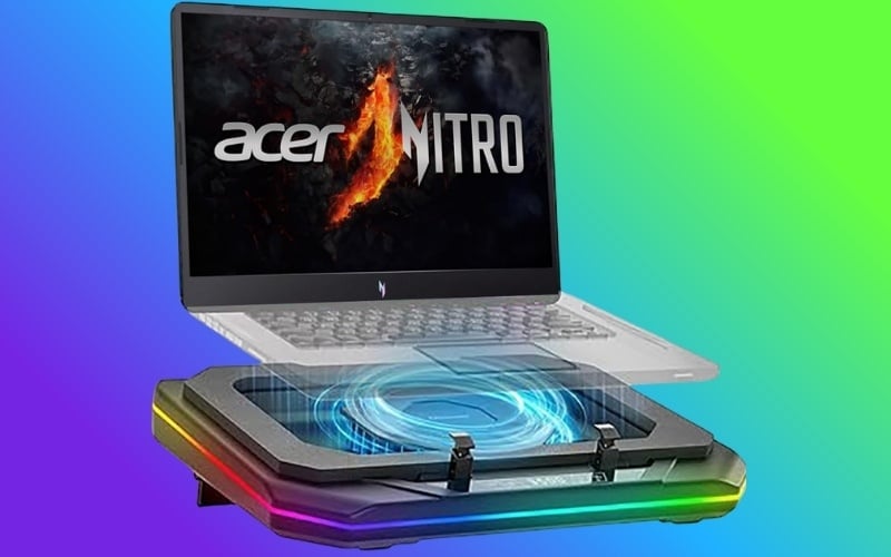 Sử dụng đế tản nhiệt để kiểm soát nhiệt độ cho laptop Acer