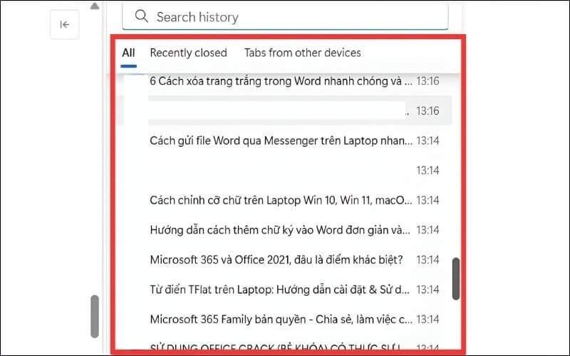 Cách xem lịch sử Safari trong MacBook