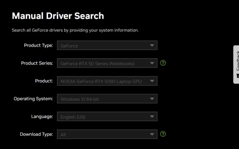 Chọn chính xác thông tin về card đồ họa của bạn