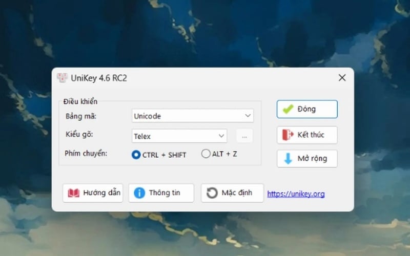 Bộ gõ tiếng Việt UniKey là phần mềm miễn phí và mã nguồn mở