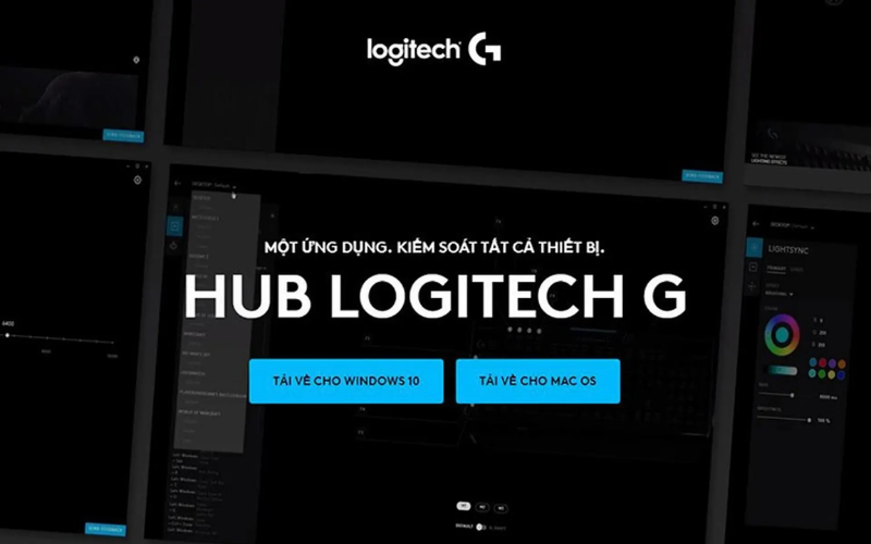 Dùng phần mềm Logitech G-Hub cho các dòng chuột Logitech