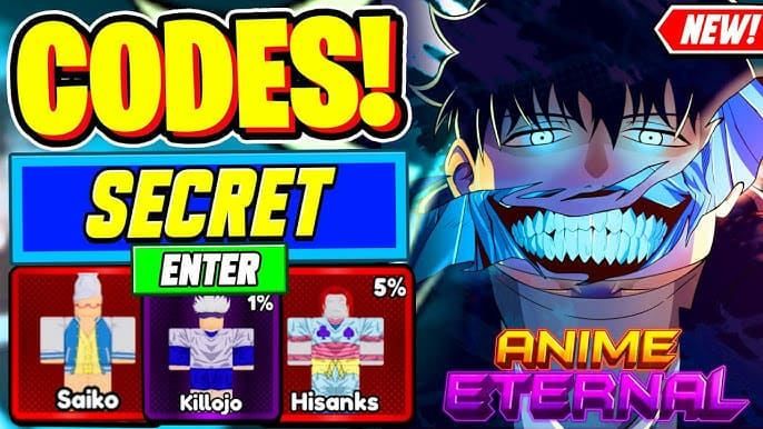code anime eternal update 16