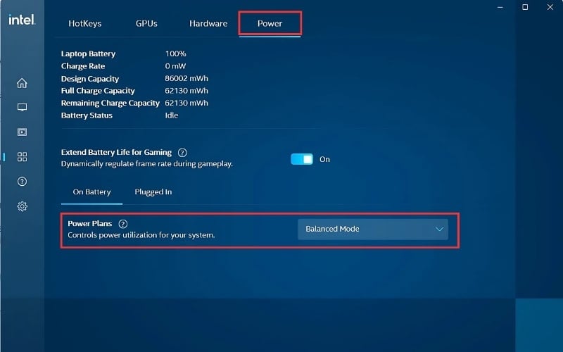 Trong phần Power Plans, hãy đảm bảo rằng bạn đã chọn chế độ Maximum Performance