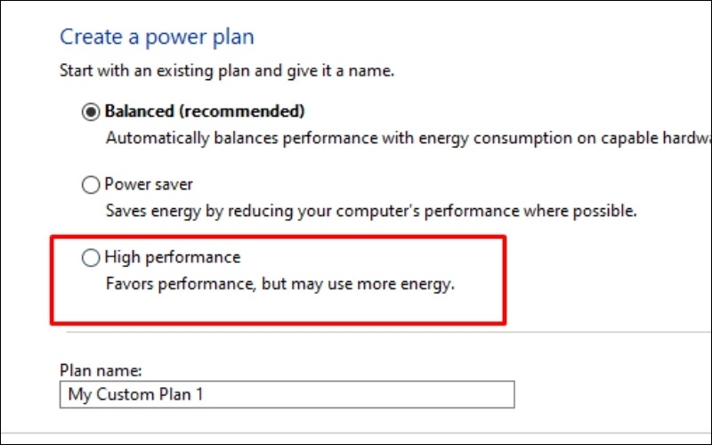 Tối ưu thiết lập nguồn điện trên Windows