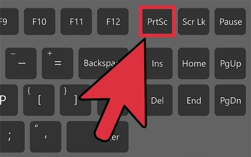 Phím Print Screen có chức năng chụp lại toàn bộ hình ảnh đang hiển thị trên màn hình