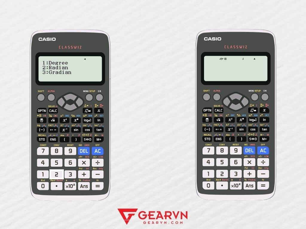 Cách bấm cot trên máy tính Casio fx-580VN X - GEARVN