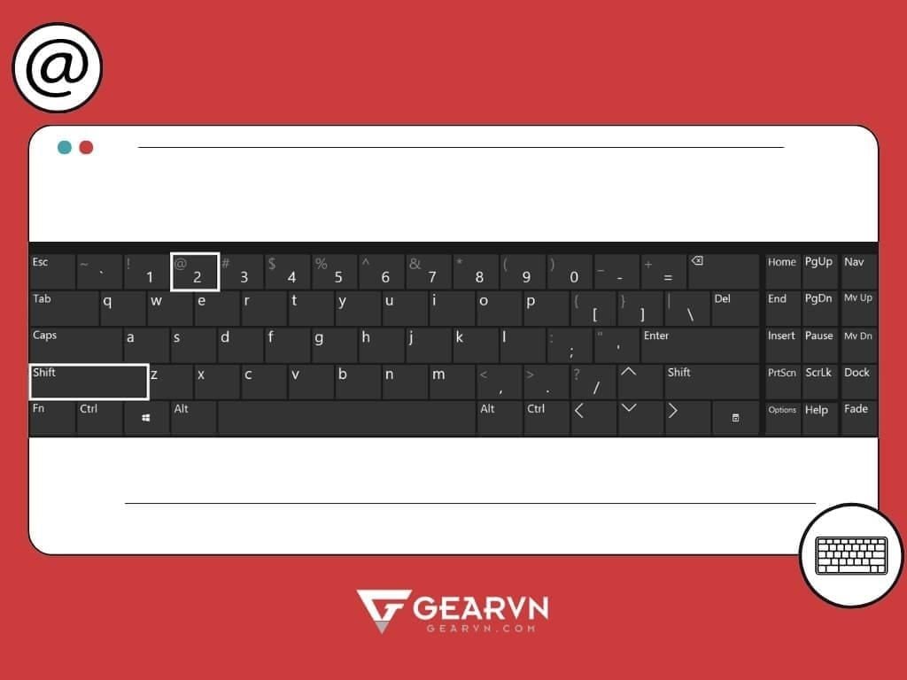 Cách gõ chữ a còng trên máy tính, laptop - GEARVN