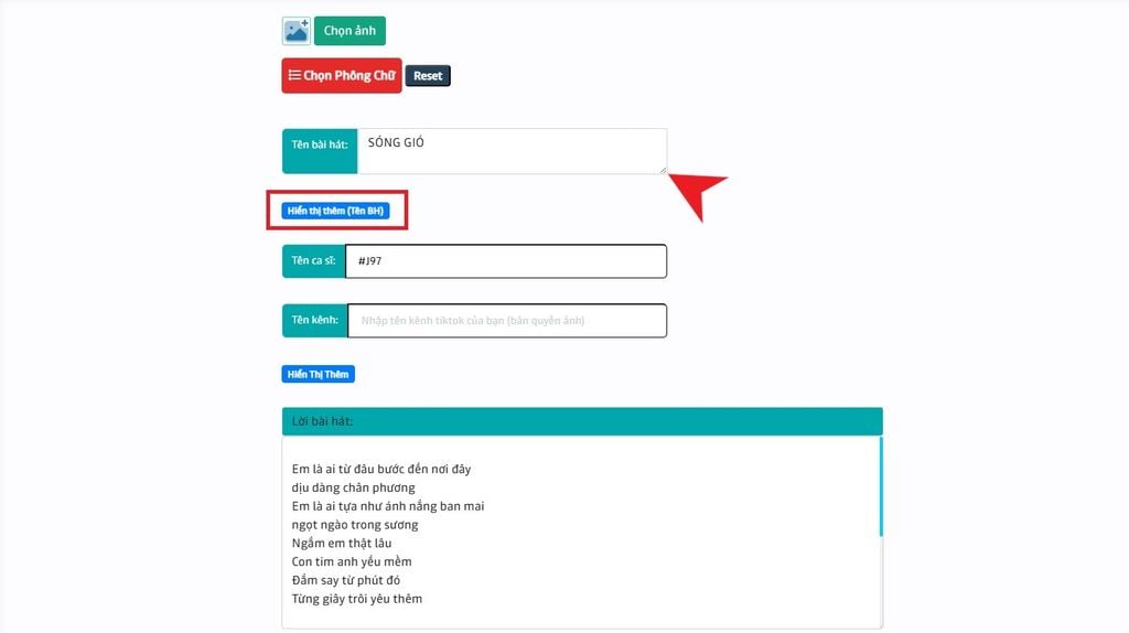 Cách tạo lyric 2 ảnh trên TikTok bằng web - GEARVN