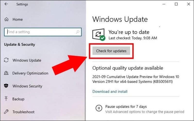 Cập nhật hệ điều hành Windows lên phiên bản mới nhất