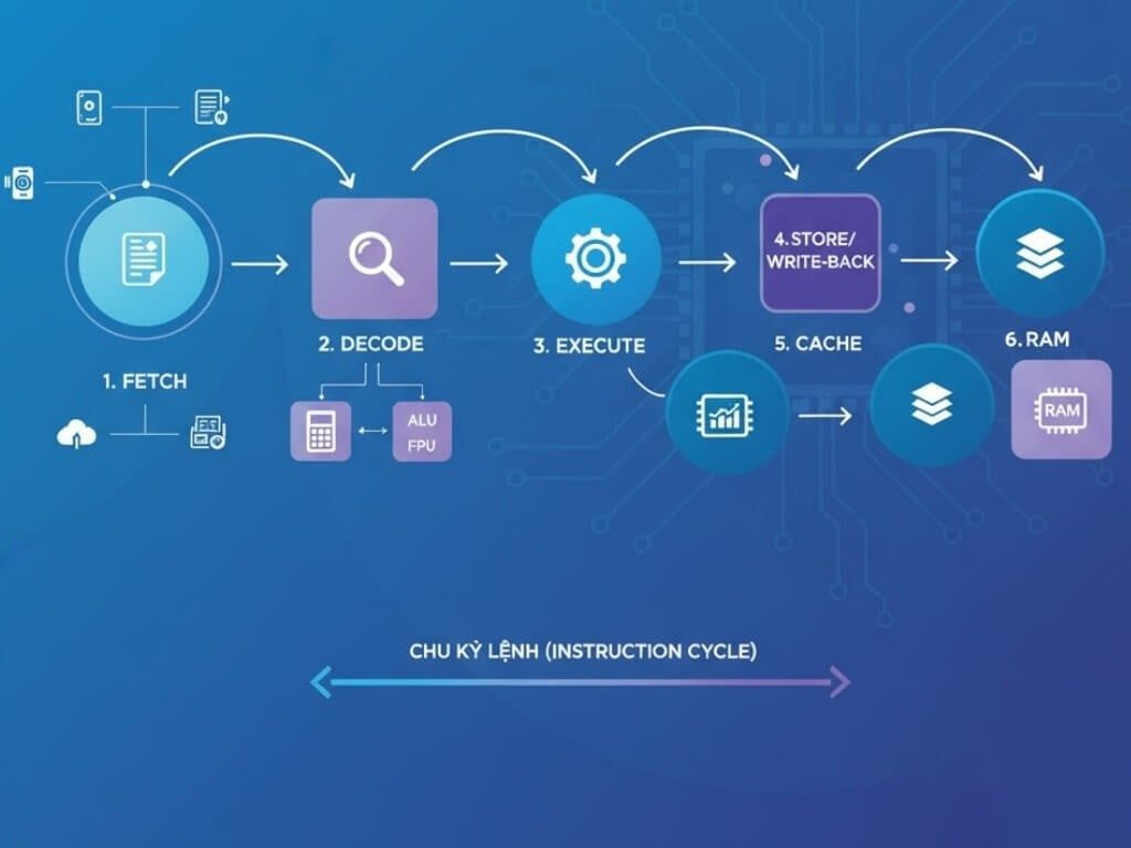 Cấu tạo của bộ vi xử lý - GEARVN
